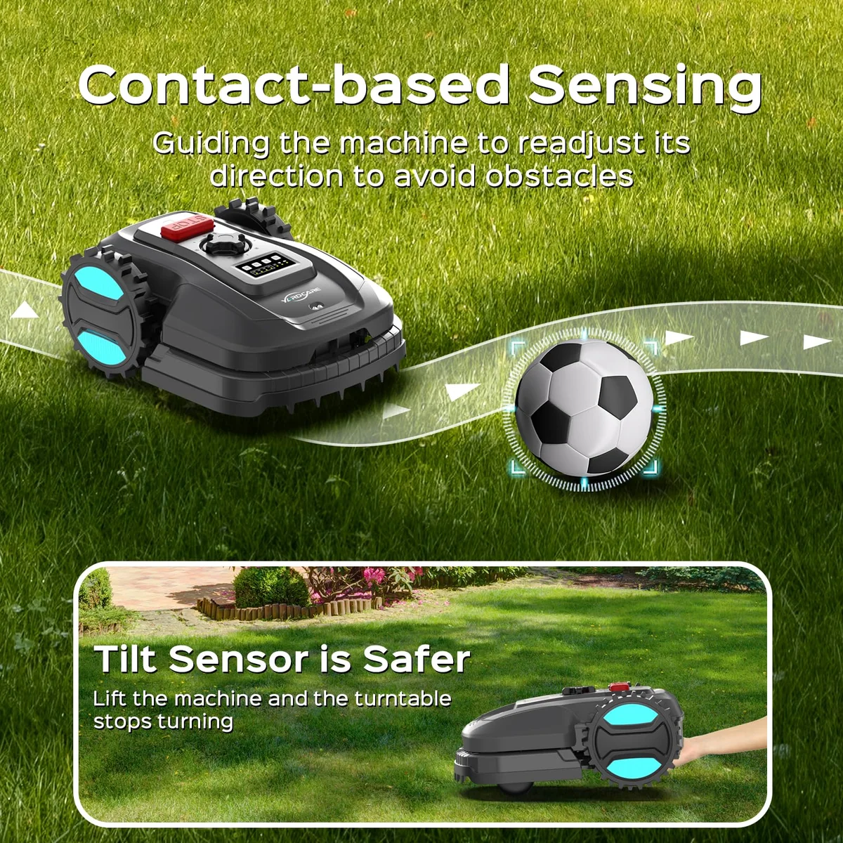 E400 Smart Robotic Lawn Mower, view 2