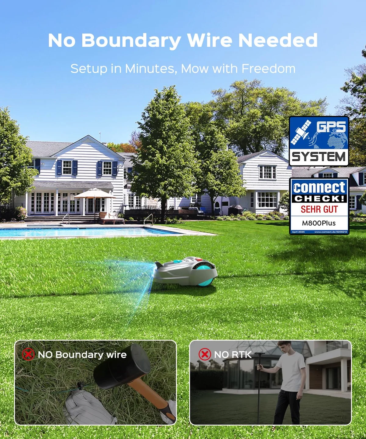 YARDCARE 2026 New M800Plus Robot, view 2