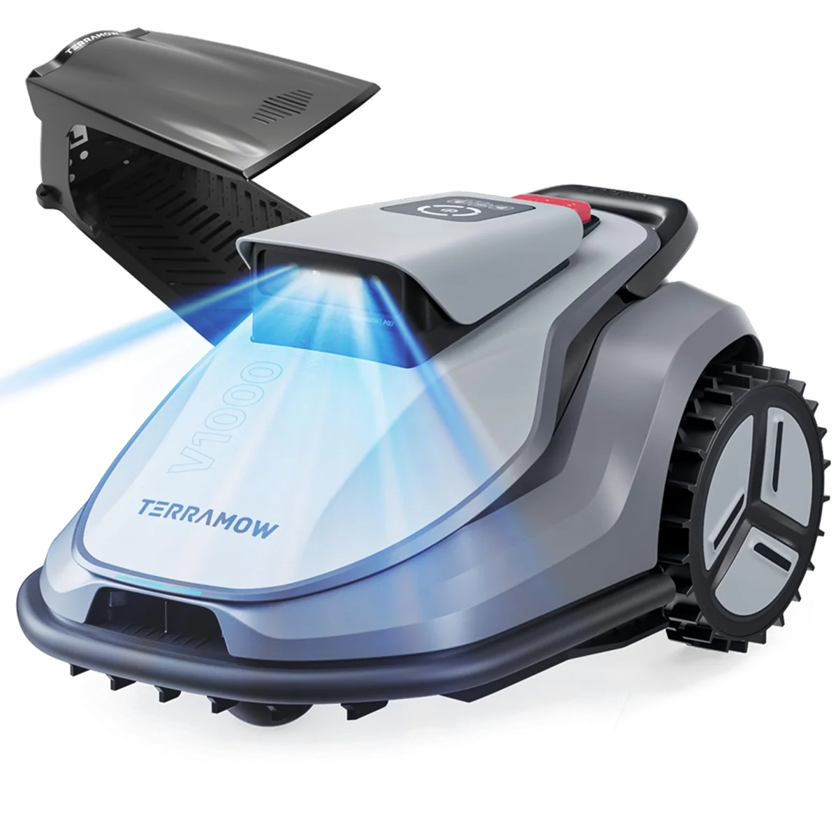 TerraMow V1000 Robotic Lawn Mower, Max 0.3 Acre, No Wire/RTK, Auto Mapping