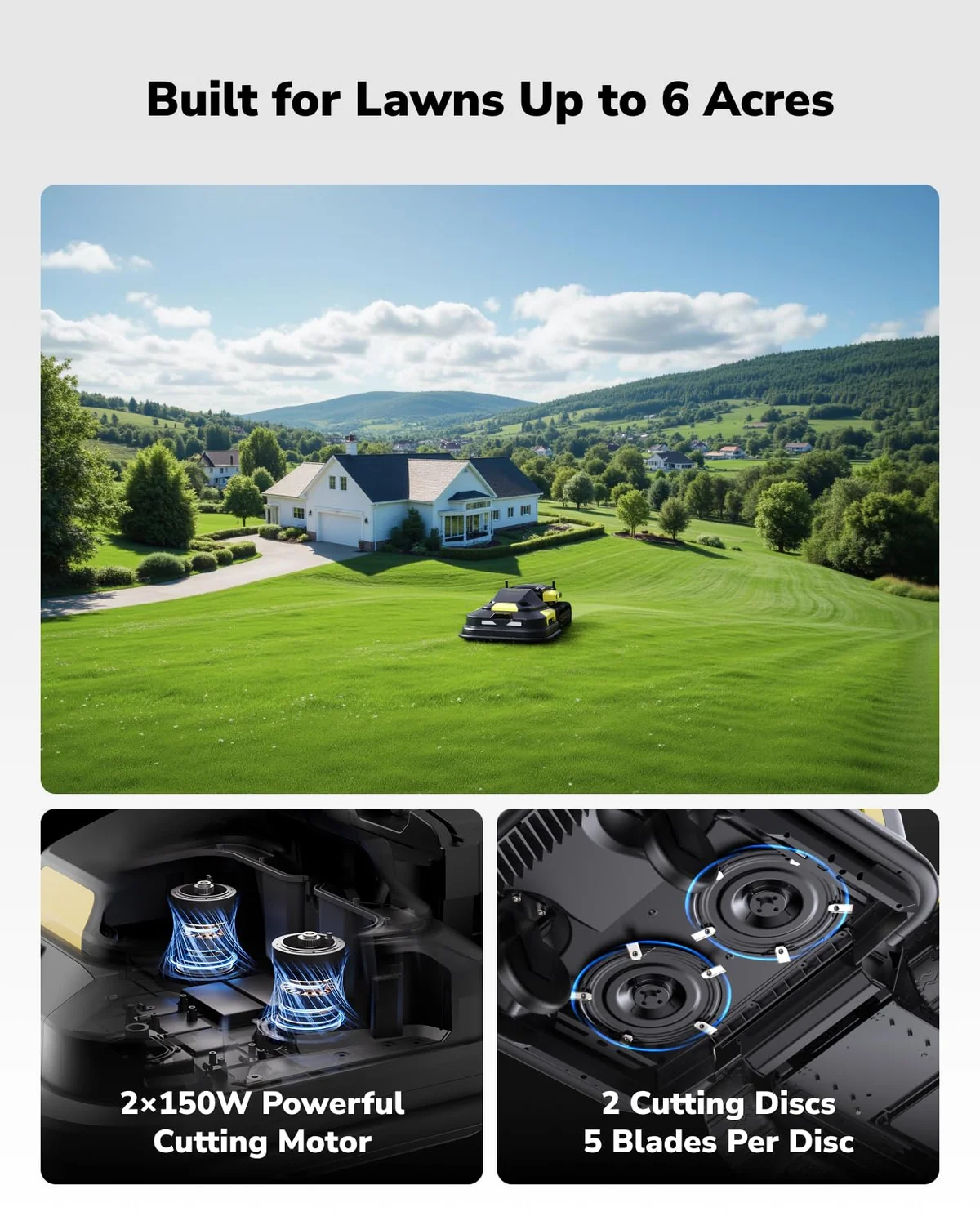 Yarbo lawn mower, view 2