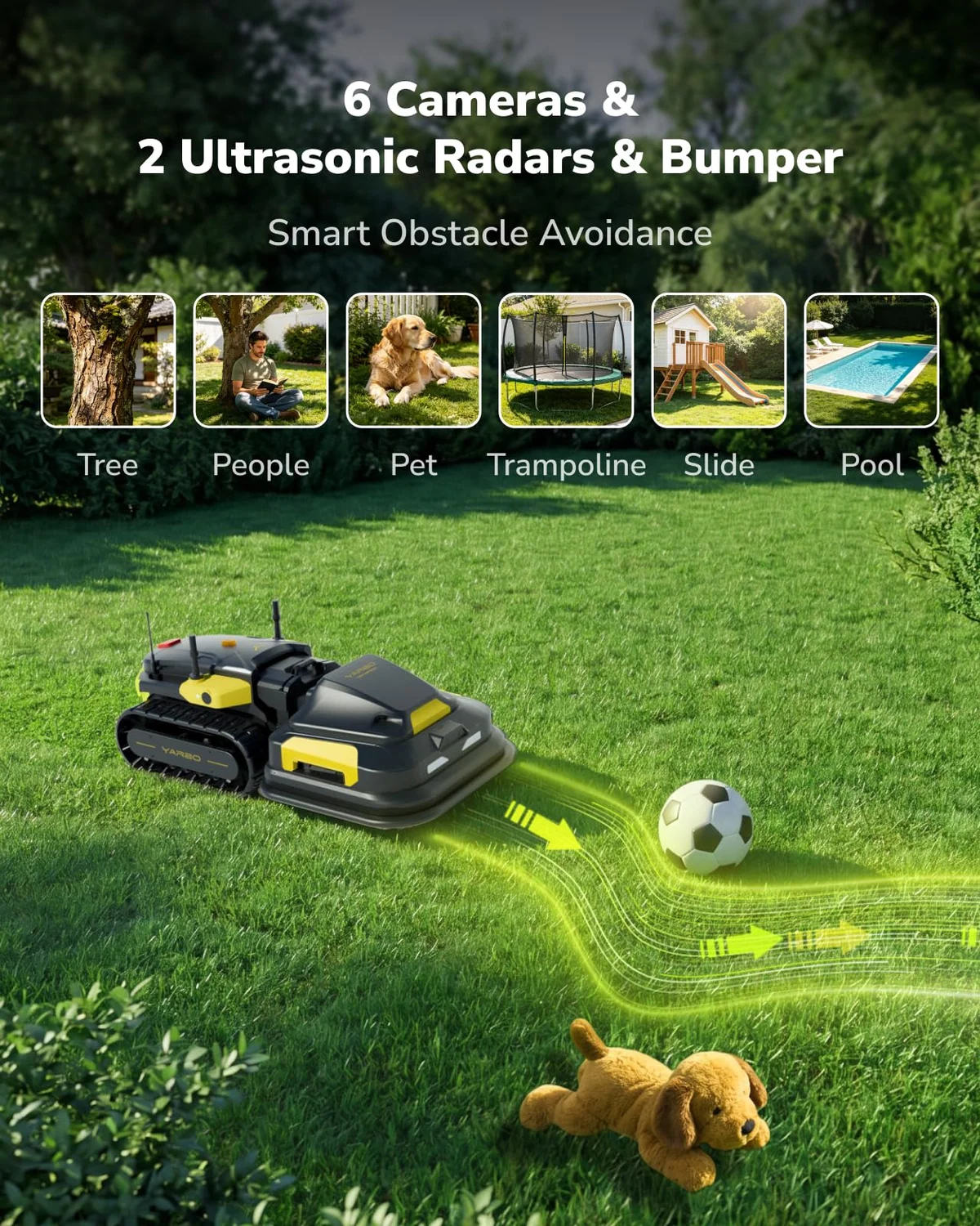 Yarbo lawn mower, view 5