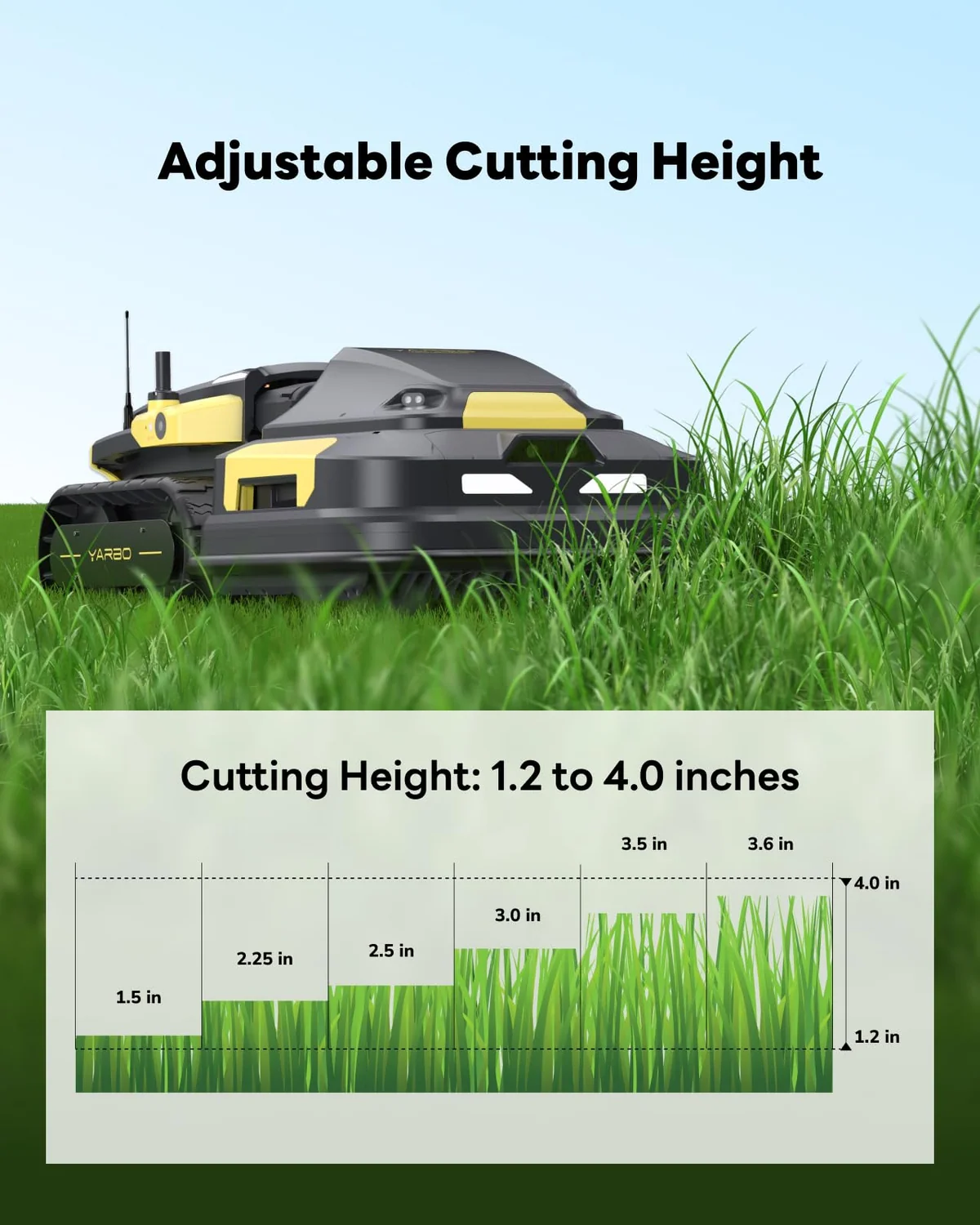 Yarbo lawn mower, view 6
